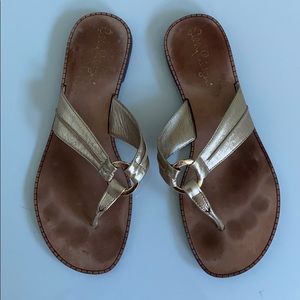 Lilly Pulitzer flip flops